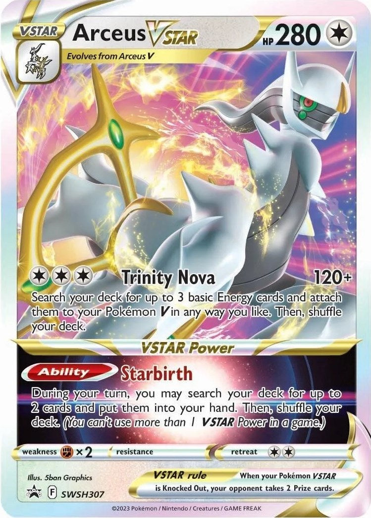 Arceus VSTAR (SWSH307) [Sword & Shield: Black Star Promos]