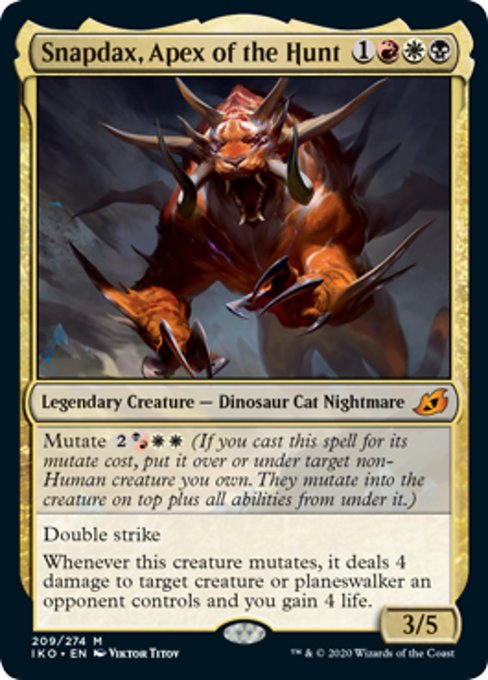 Snapdax, Apex of the Hunt [Ikoria: Lair of Behemoths]