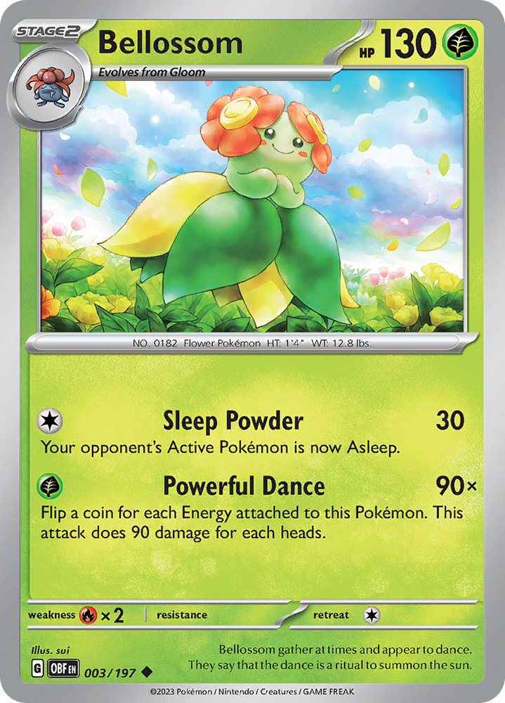 Bellossom (003/197) [Scarlet & Violet: Obsidian Flames]