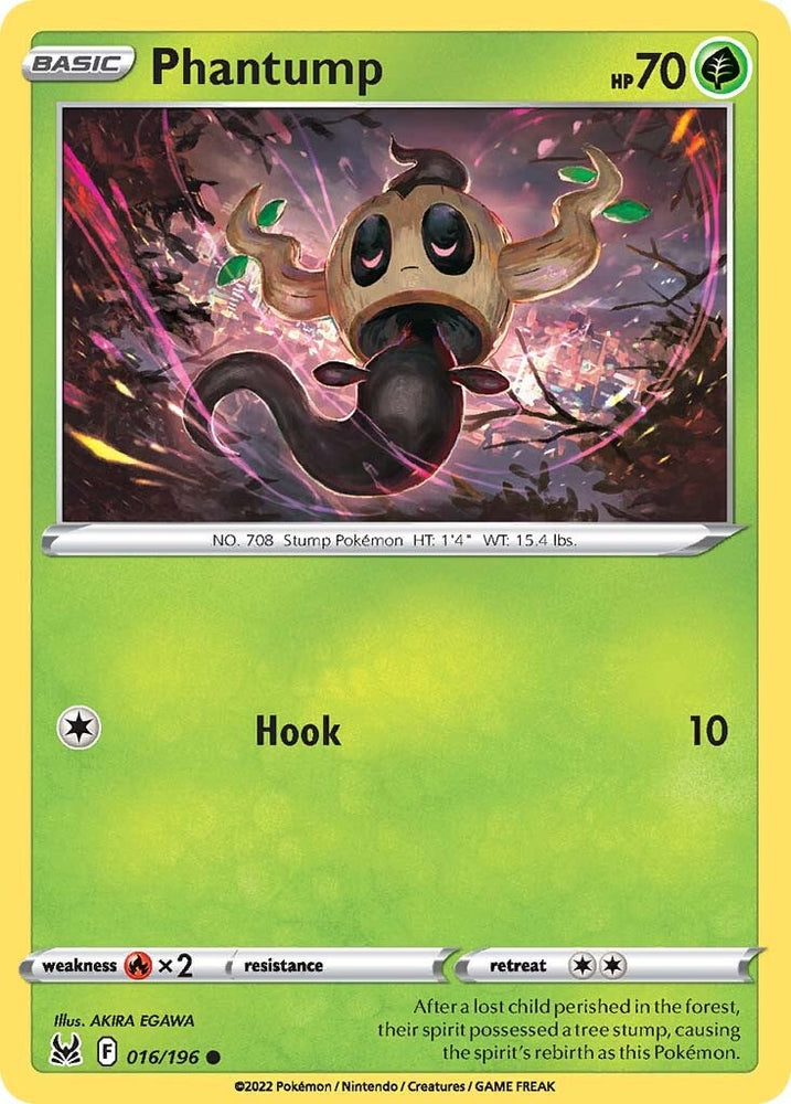 Phantump (016/196) [Sword & Shield: Lost Origin]