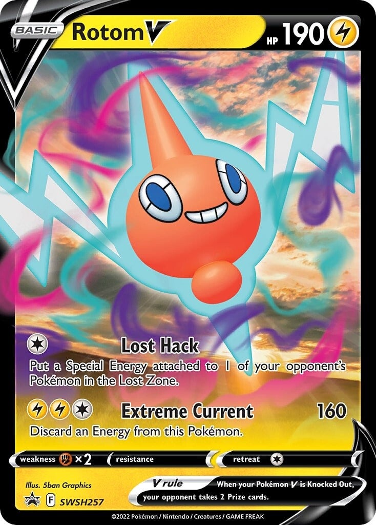 Rotom V (SWSH257) [Sword & Shield: Black Star Promos]